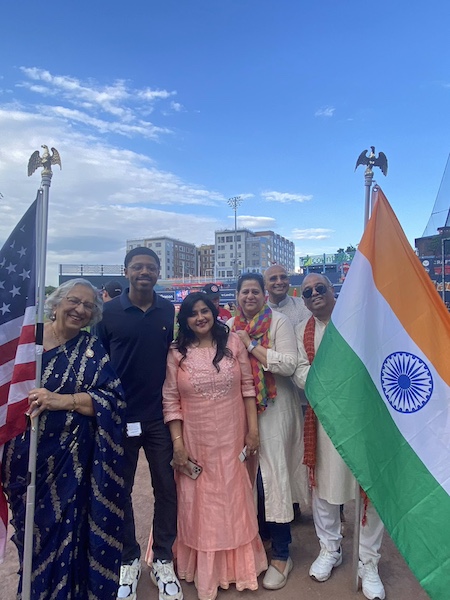 ISW School & Honorees At Indian Heritage Night At Polar Park