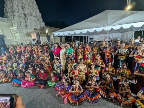 132 Dancers Joint Performance At Sri Lakshmi Temple