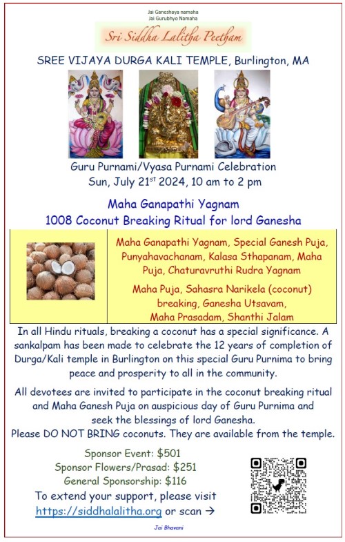 Maha Ganesh Puja With 1008 Coconut Breaking Ritual