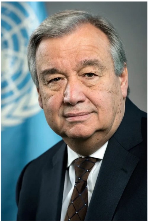 Global Peace Secretariat Gifts U.N. Secretary General Antonio Guterres With Mahatma Gandhi Book