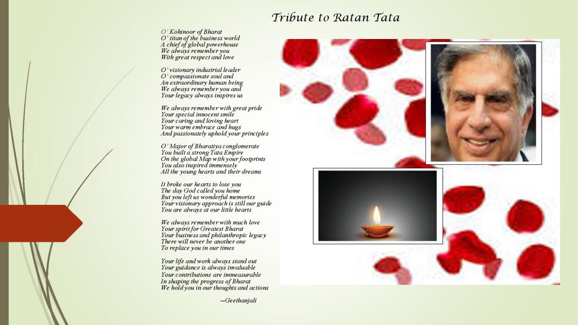 Tribute To Ratan Tata