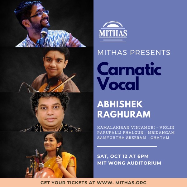 MITHAS Presents: Carnatic Vocal By Abhishek Raghuram