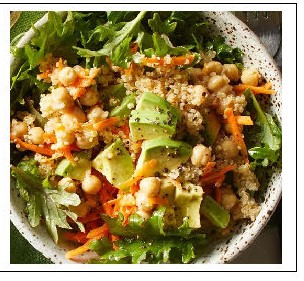 Quinoa, Avocado & Chickpea Salad 